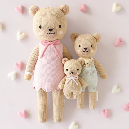 Baby honey bear (lavender bow)