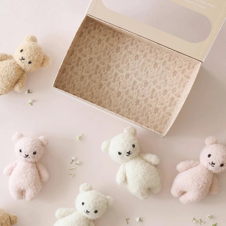 Baby bouclé bear (ivory)