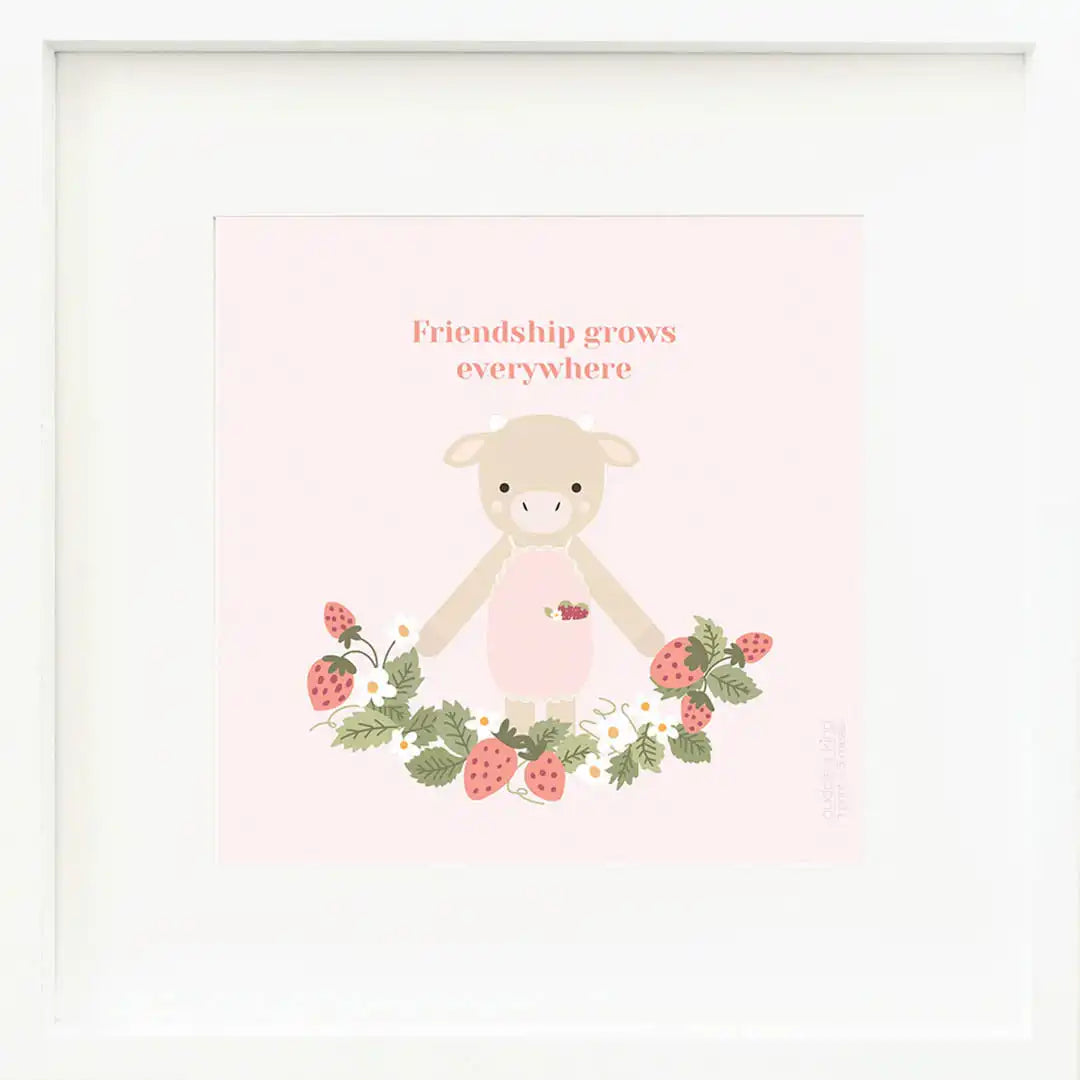 Ava's print (powder pink)