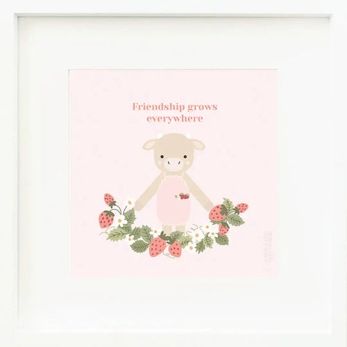 Ava's print (powder pink)