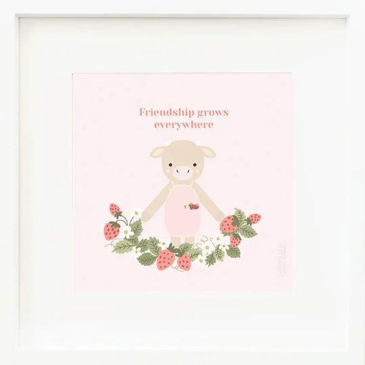 Ava's print (powder pink)